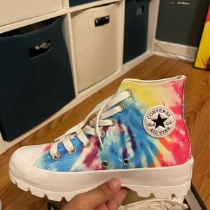 Tie Dye Platform converse